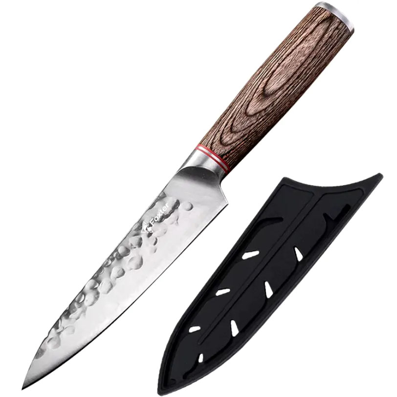 FOXTER® Nóż myśliwski szefa uniwersalny ostry finka pokrowiec 24cm