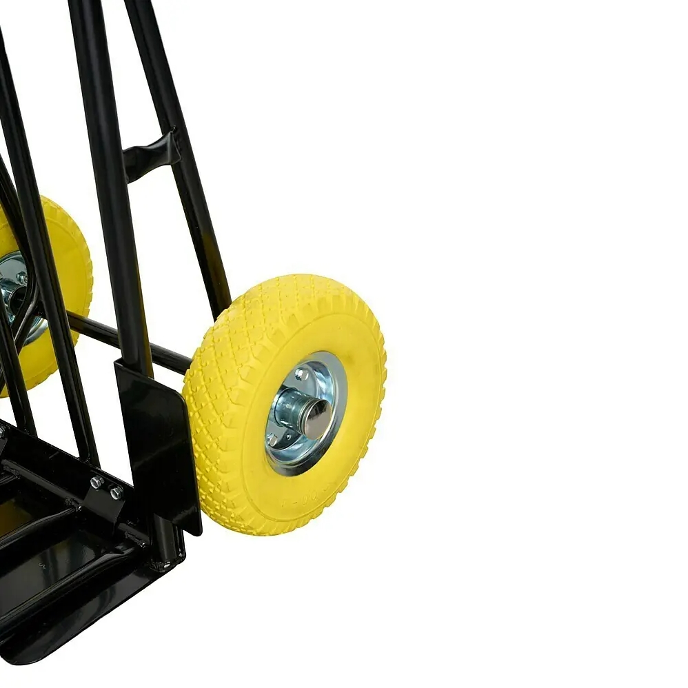HÖGLER Wózek transportowy magazynowy stalowy młynarka podwójna platforma 300kg - obrazek 6
