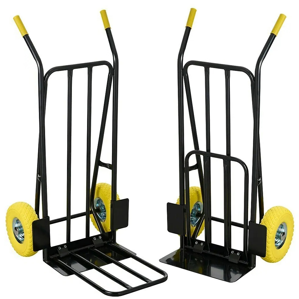 HÖGLER Wózek transportowy magazynowy stalowy młynarka podwójna platforma 300kg