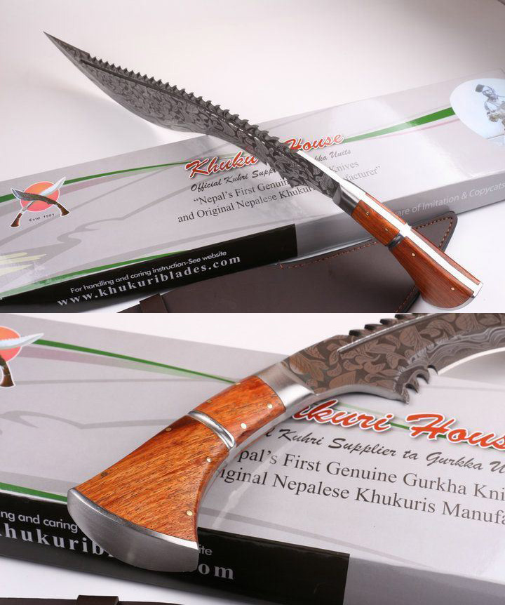 MOUNTAIN GHOST® Nóż myśliwski maczeta kukri pokrowiec 45cm - obrazek 2