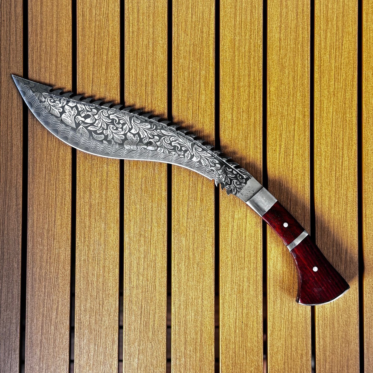 MOUNTAIN GHOST® Nóż myśliwski maczeta kukri pokrowiec 45cm - obrazek 8
