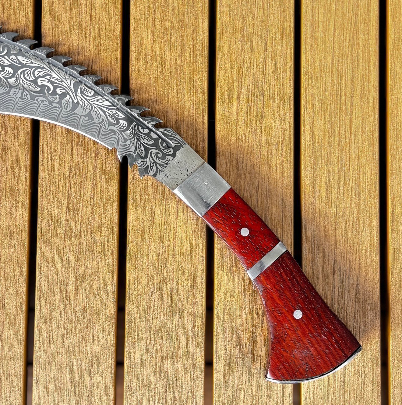 MOUNTAIN GHOST® Nóż myśliwski maczeta kukri pokrowiec 45cm - obrazek 6