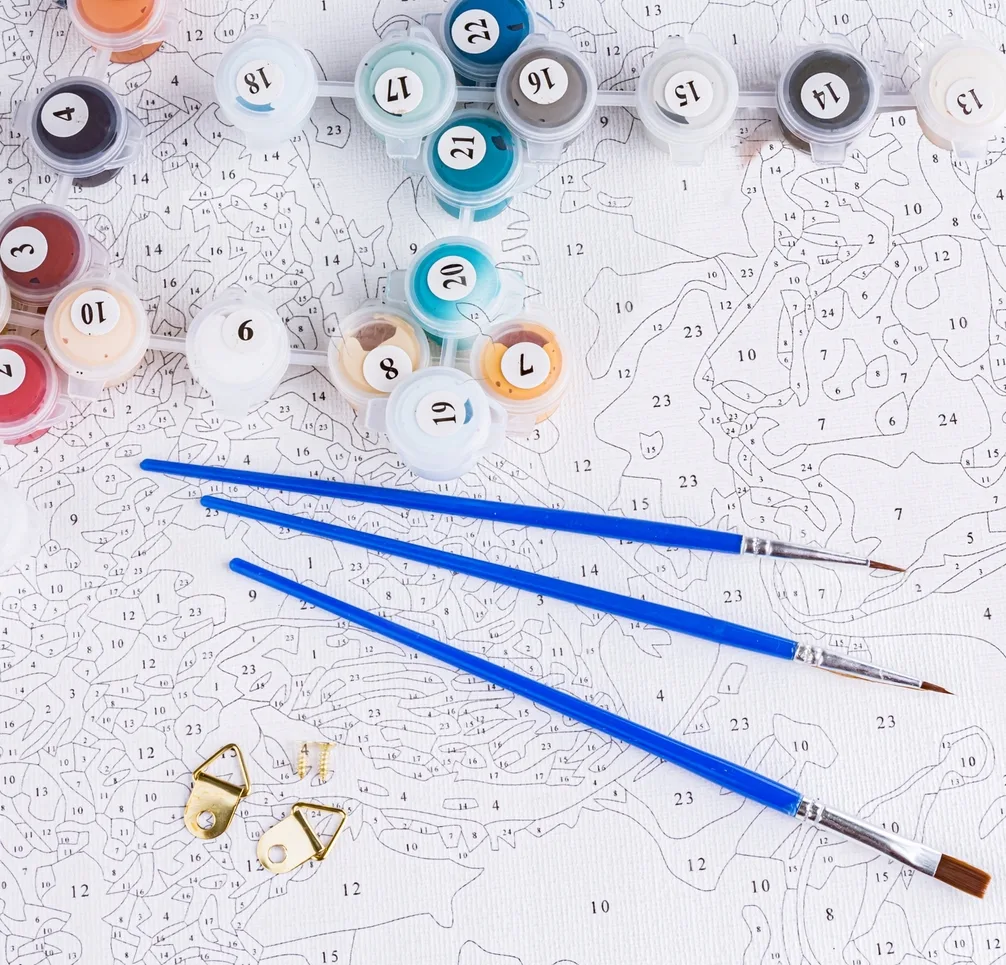 PLAYJOY Malowanie po numerach obraz do malowania dla dzieci zestaw 47x57cm - obrazek 2