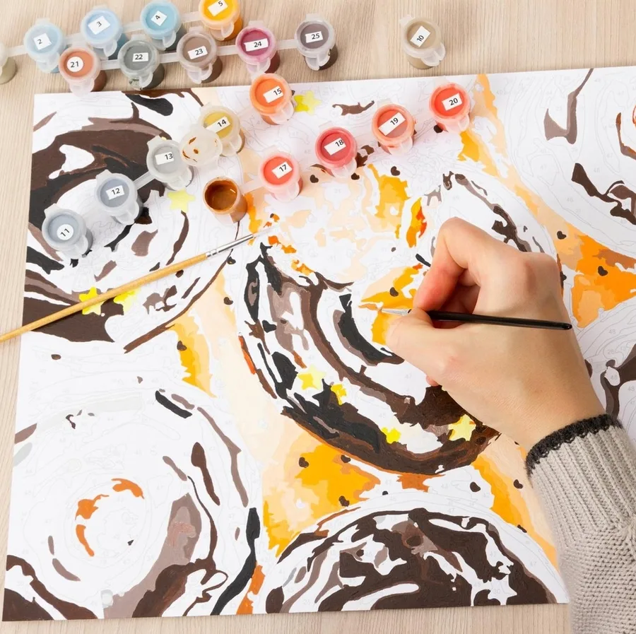 PLAYJOY Malowanie po numerach obraz do malowania dla dzieci zestaw 47x57cm - obrazek 2