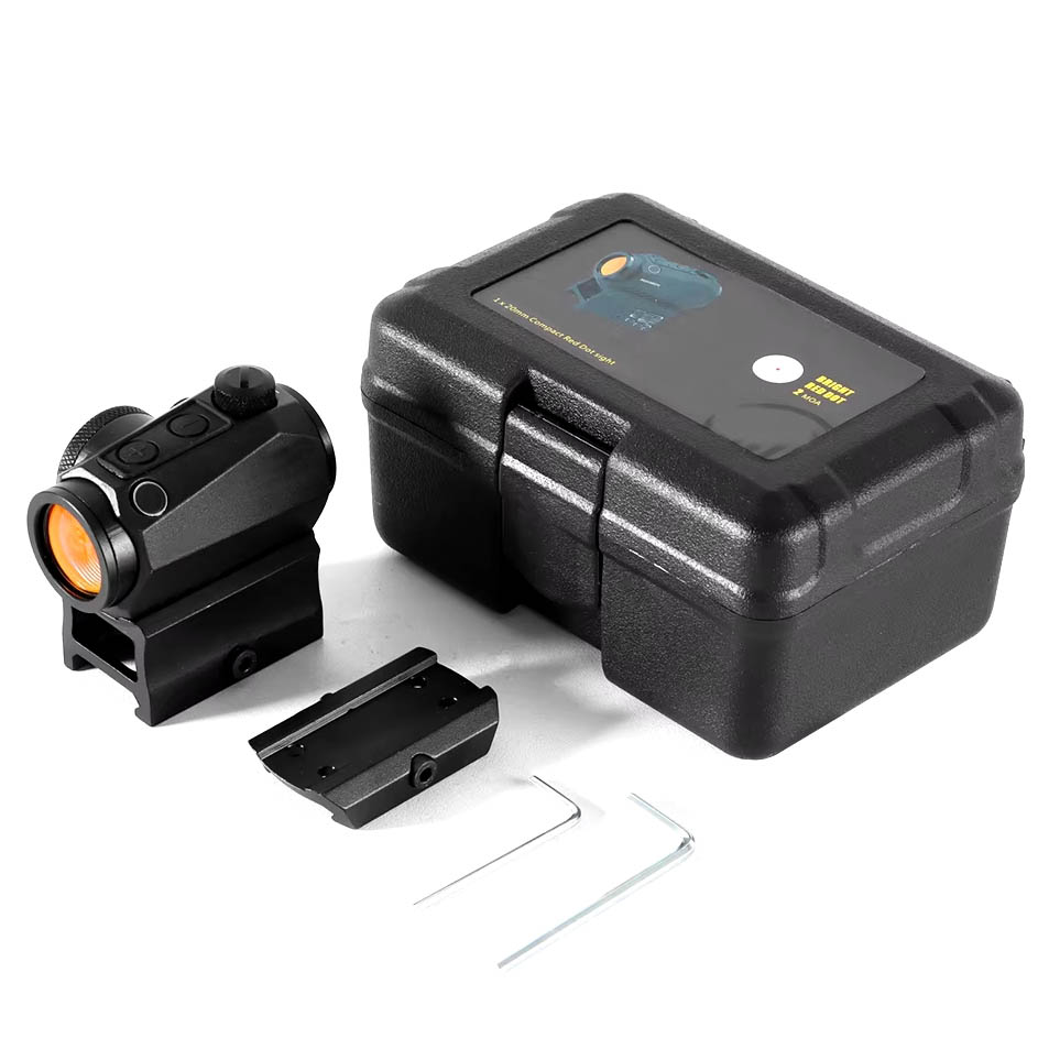 WESTSNIPE® Kolimator 1x20 optyczny celownik refleksyjny kolimatorowy red dot zestaw premium 22mm - obrazek 6