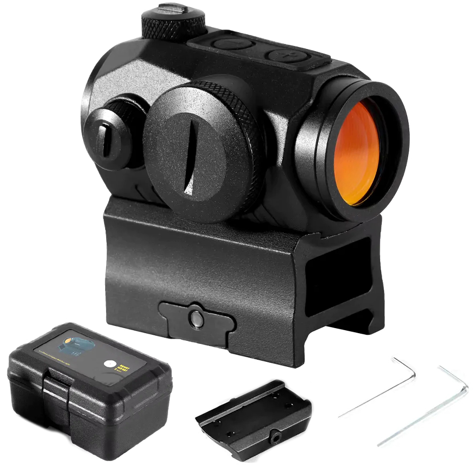 WESTSNIPE® Kolimator 1x20 optyczny celownik refleksyjny kolimatorowy red dot zestaw premium 22mm