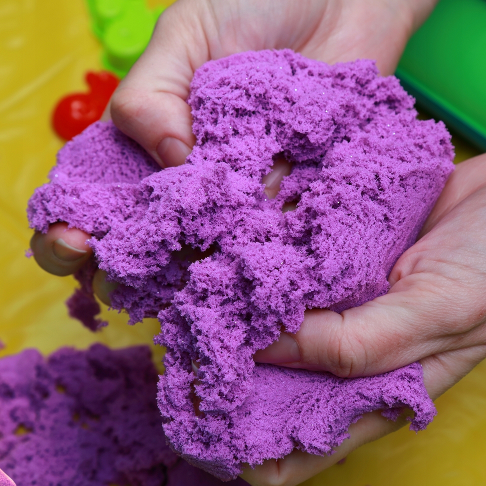 PLAYJOY Magiczny piasek kinetyczny piaskolina zabawka kolory 1kg - obrazek 2