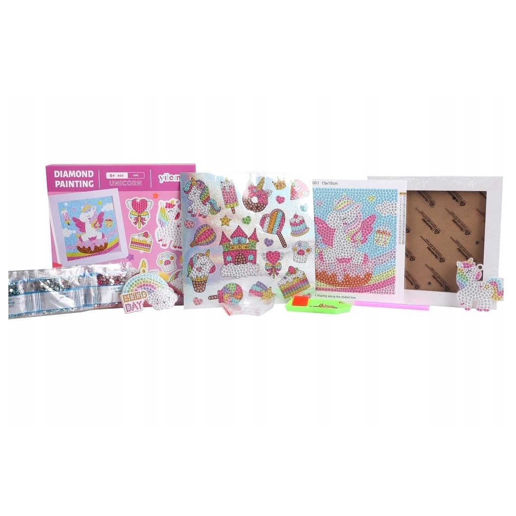 PLAYJOY Haft diamentowy mozaika brelok naklejki obrazek ramka naklejki zestaw xxl - obrazek 2