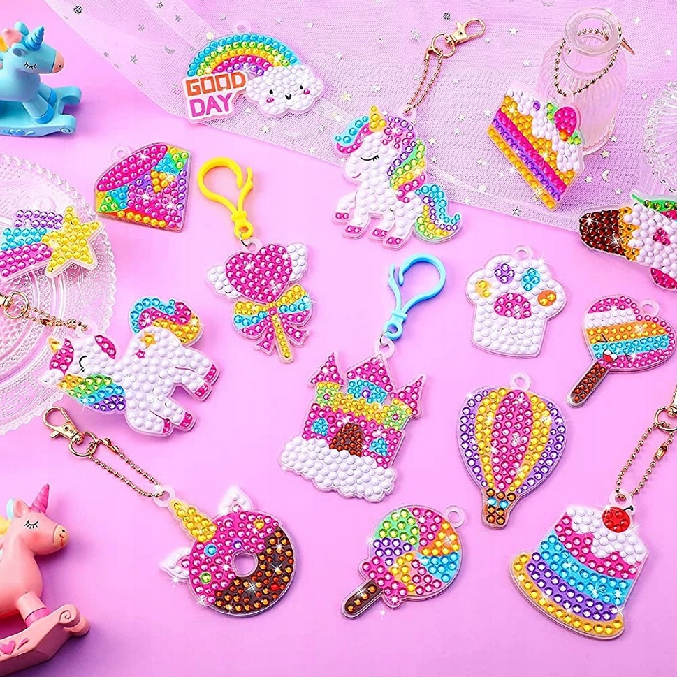 PLAYJOY Haft diamentowy mozaika brelok naklejki obrazek ramka naklejki zestaw xxl - obrazek 5