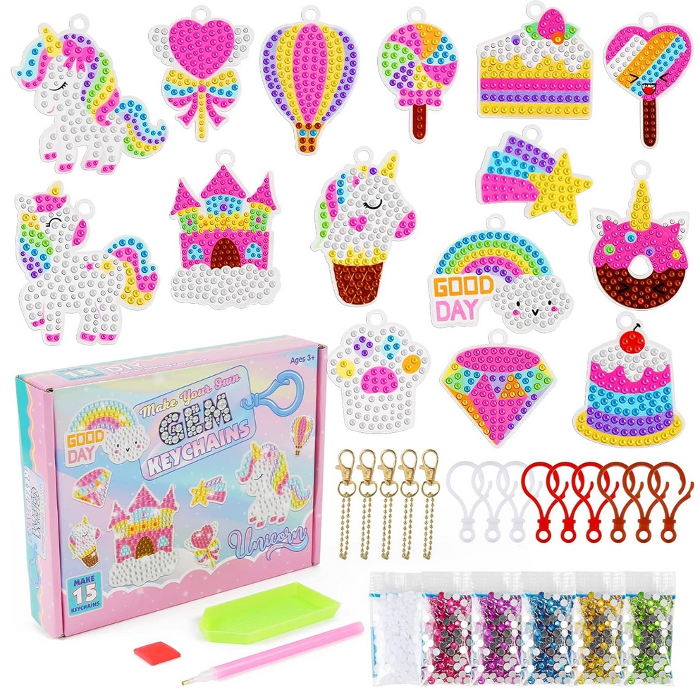 PLAYJOY Haft diamentowy mozaika brelok naklejki obrazek ramka naklejki zestaw xxl - obrazek 7