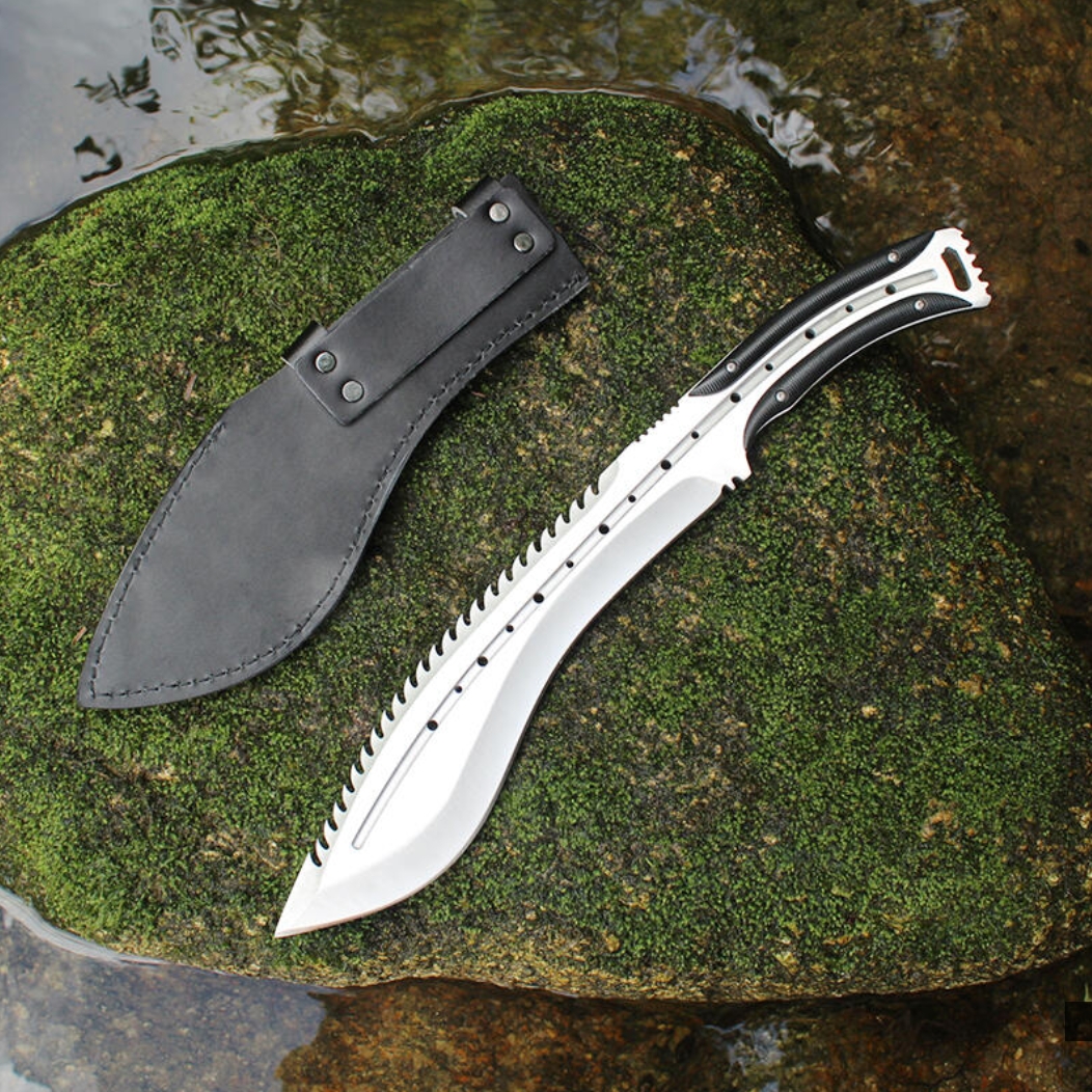 MOUNTAIN GHOST® Nóż myśliwski maczeta kukri pokrowiec 39cm - obrazek 10