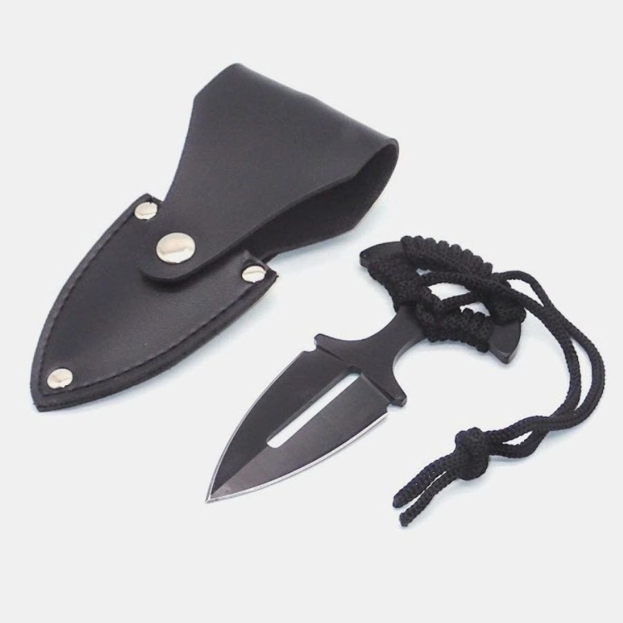 MOUNTAIN GHOST® Nóż taktyczny wojskowy na szyję sztylet push dagger neck knife 13cm - obrazek 7