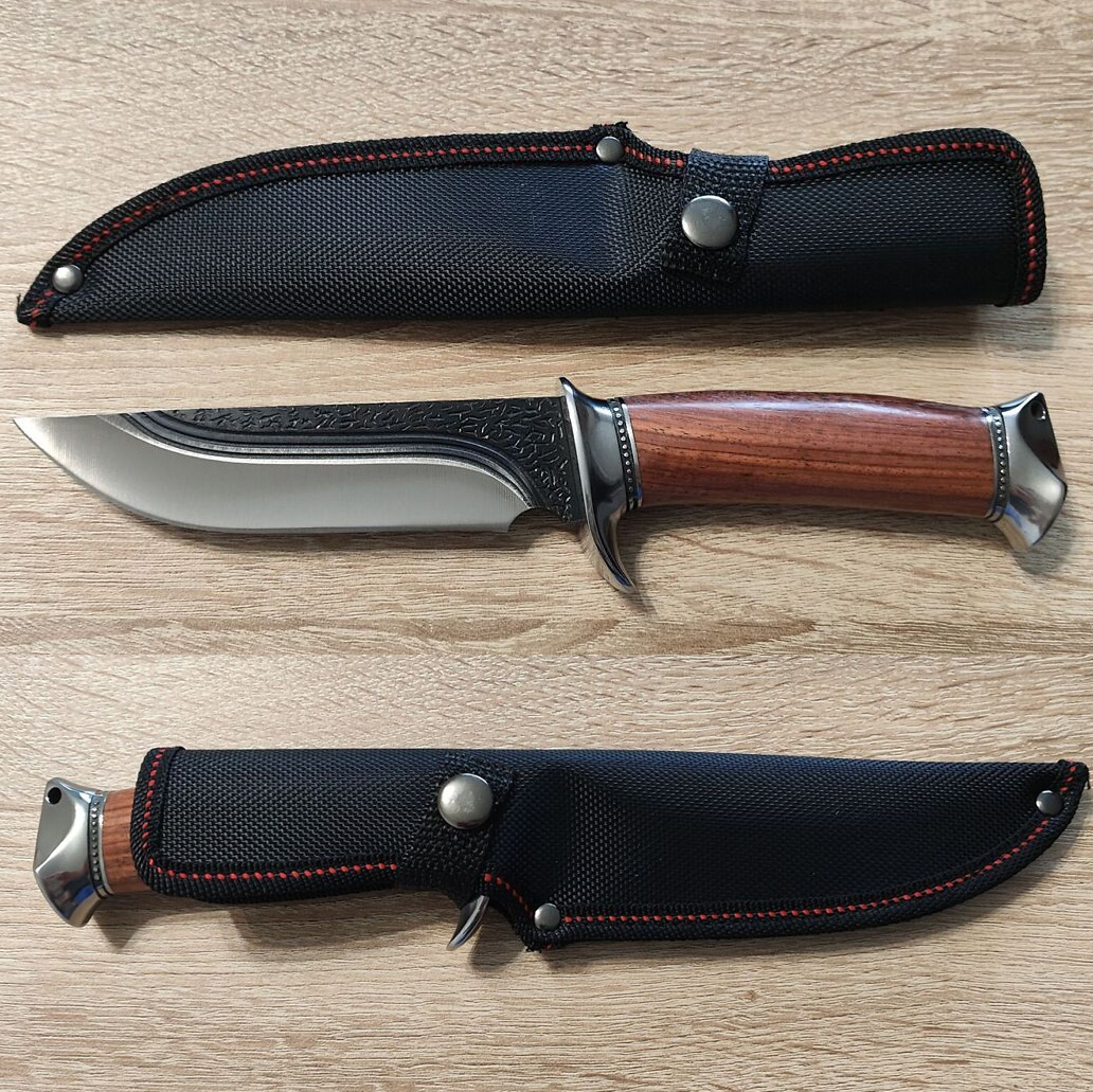 MOUNTAIN GHOST® Nóż myśliwski wojskowy finka pokrowiec 26cm - obrazek 5