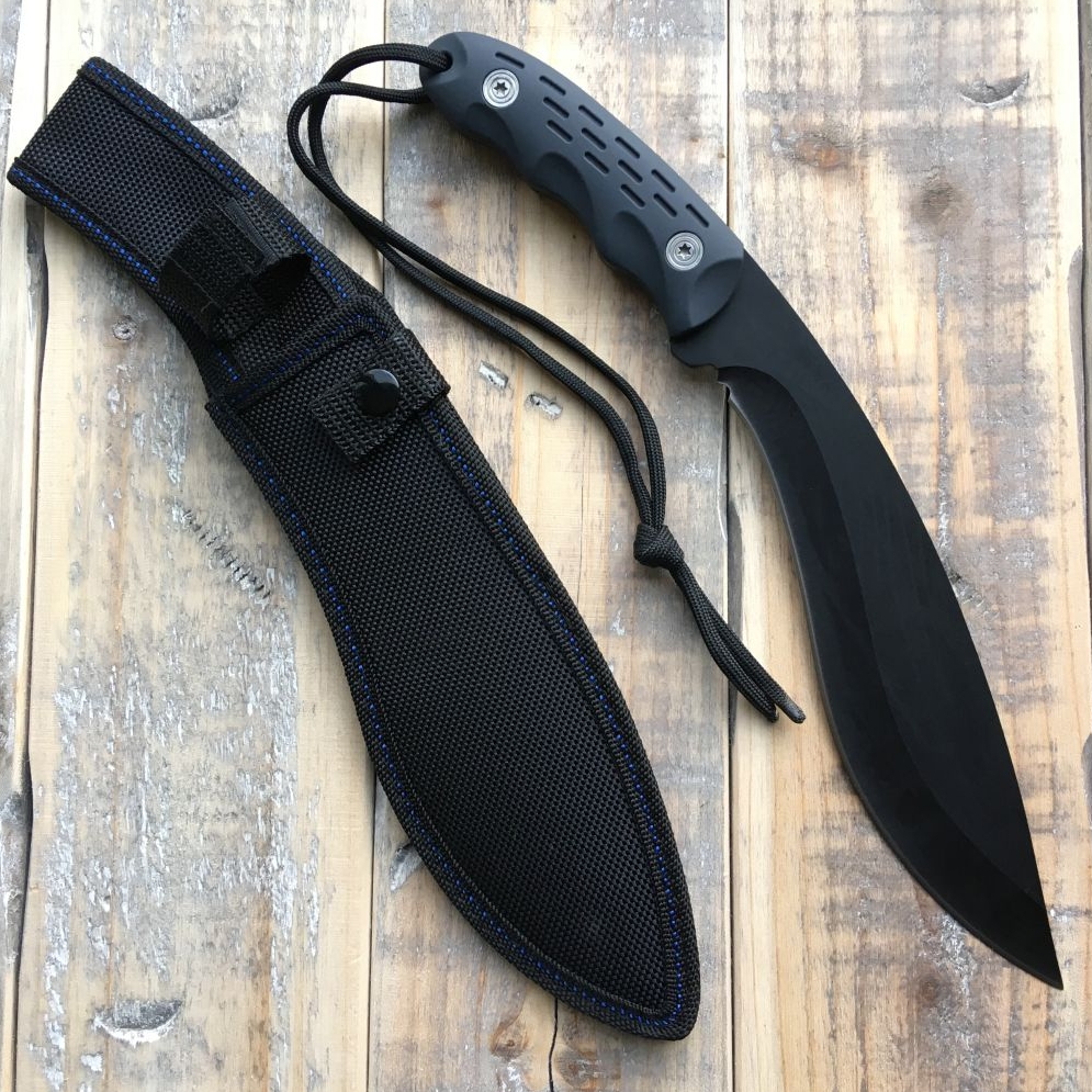 MOUNTAIN GHOST® Nóż myśliwski maczeta kukri pokrowiec 30cm - obrazek 2