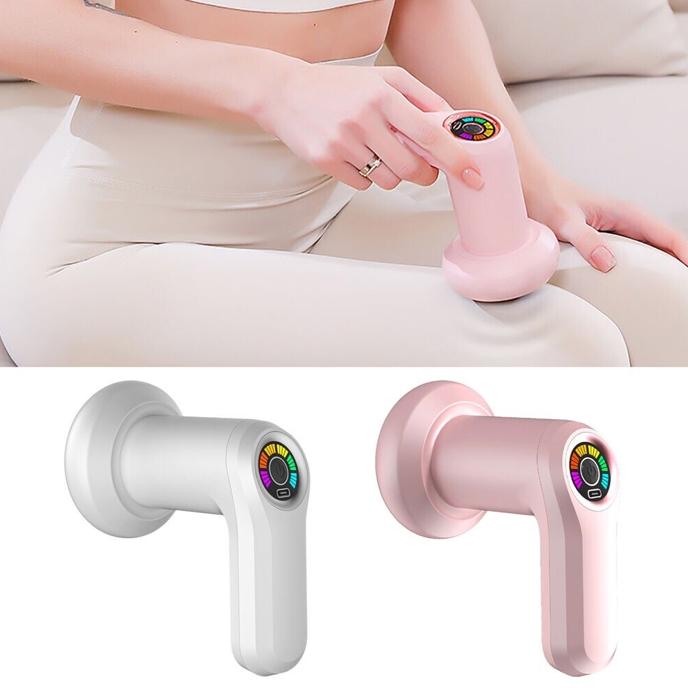 CINESIO Masażer wyszczuplający antycellulitowy ujędrniający do ciała cellulitu pistolet do masażu usb-c 5 końcówek zestaw - obrazek 2