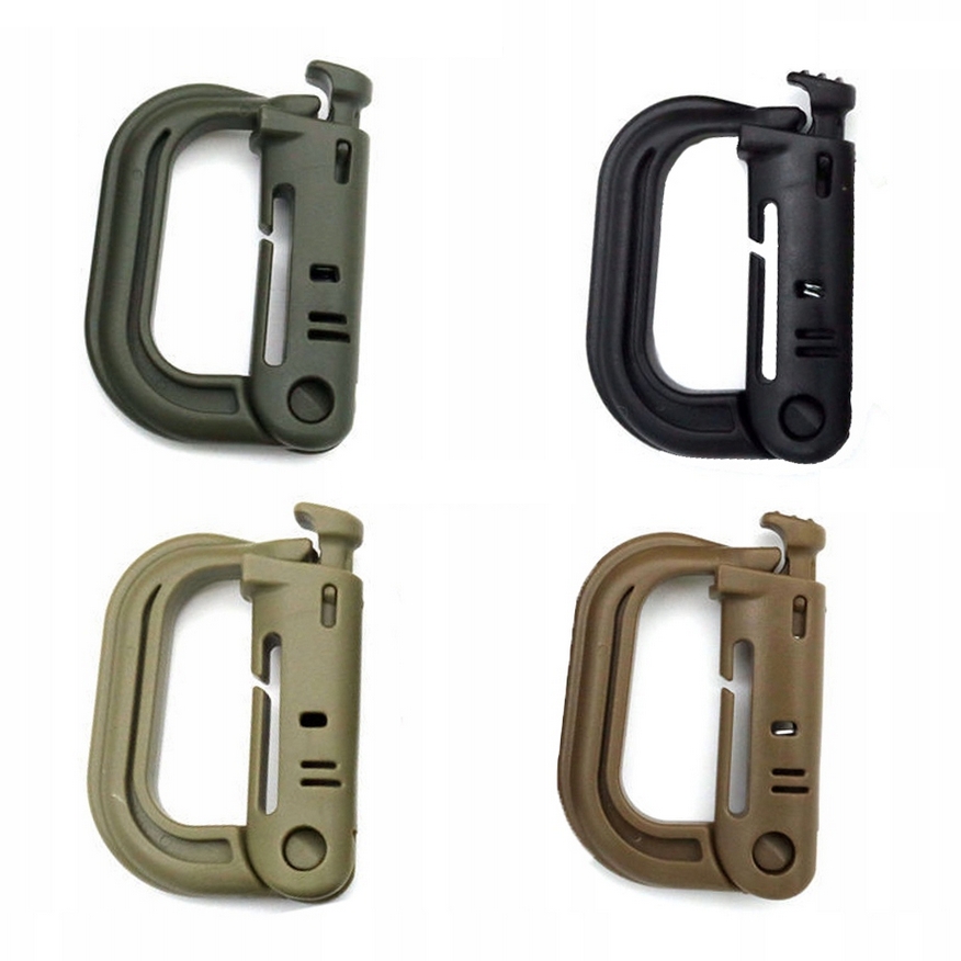 MOUNTAIN GHOST® Karabińczyk taktyczny grimlock molle d-ring karabinek szekla zawieszka kluczy - obrazek 2