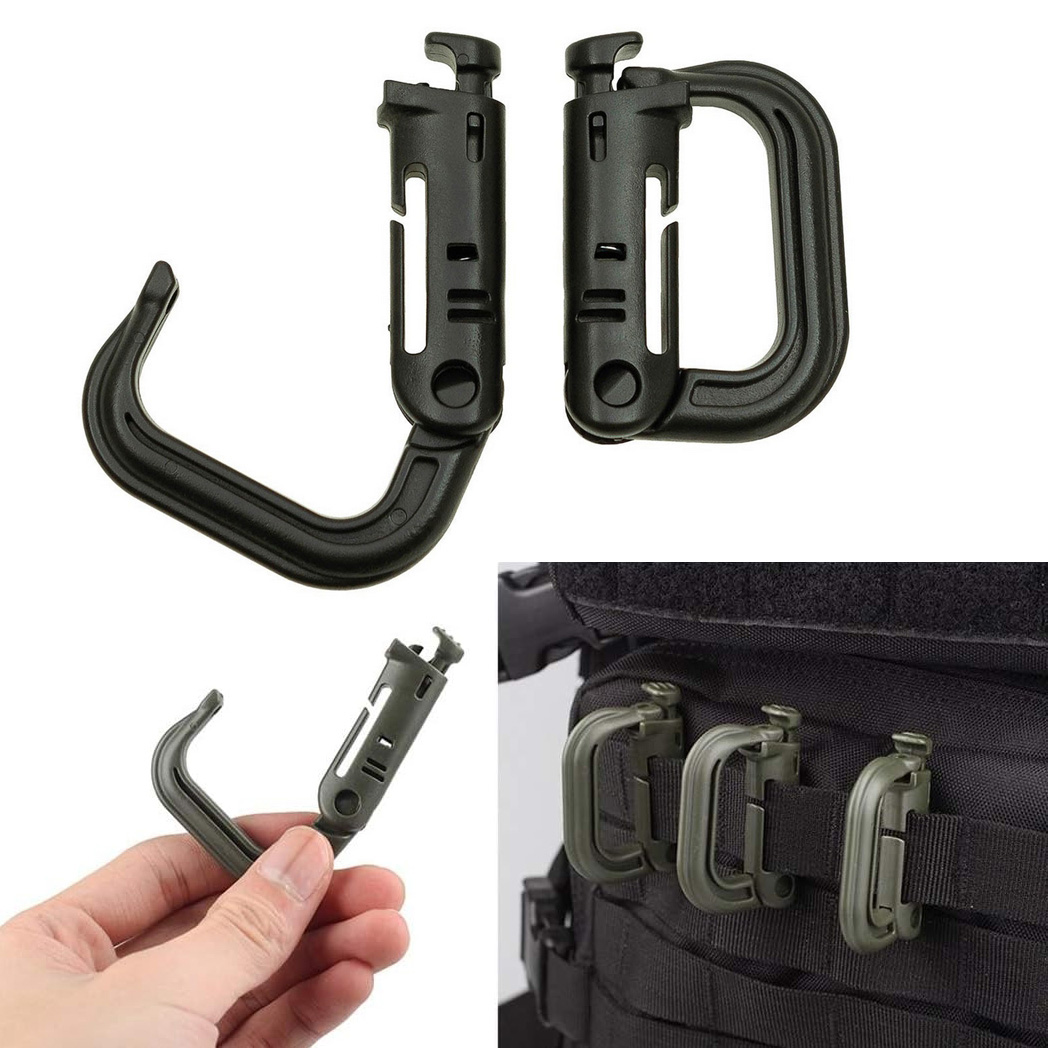 MOUNTAIN GHOST® Karabińczyk taktyczny grimlock molle d-ring karabinek szekla zawieszka kluczy