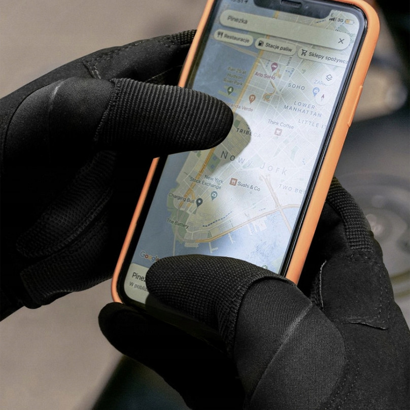 FOXTER® Rękawice ochronne taktyczne militarne wojskowe dotykowe rękawiczki survival oliwka l - obrazek 9