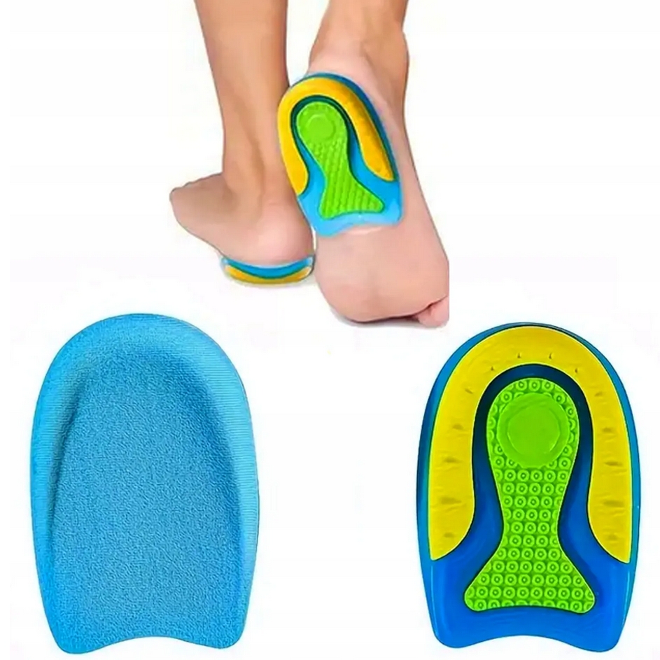 FLEXISTEP Podpiętki wkładki żelowe pod pięty butów ostrogi amortyzacja 1 para 35-40 - obrazek 7