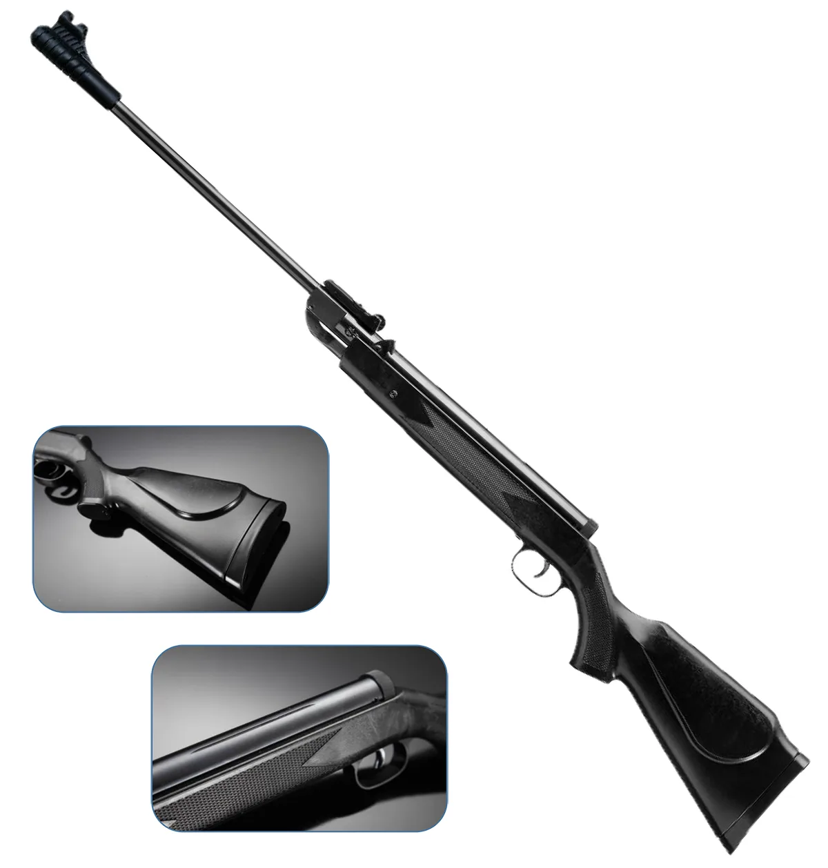 WESTSNIPE® Wiatrówka karabinek B2-4P kal. 5,5mm łamana ekp<17J - obrazek 2