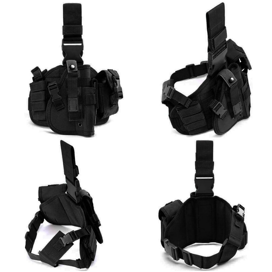 FOXTER® Kabura taktyczna z ładownicą na magazynki biodrowa regulowana udowa ładownica - obrazek 4