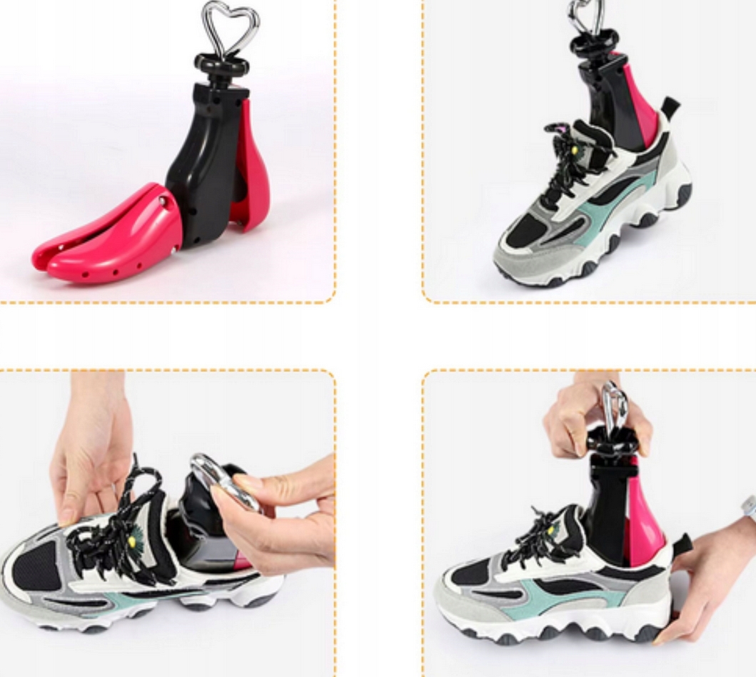 FLEXISTEP Prawidła do rozciągania regulowane prawidło napinacz ciasnych butów obuwia nakładki 41-47 - obrazek 5