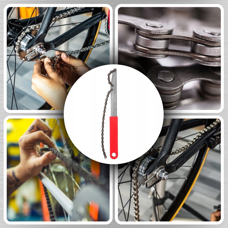 HÖGLER Zestaw narzędzi rowerowych klucze korby do roweru skuwacz klucz bacik 7 elementów - obrazek 9