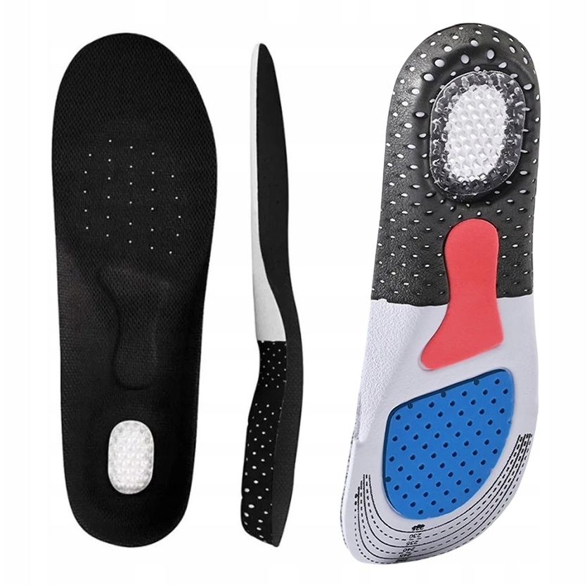 FLEXISTEP Wkładki do butów obuwia lekkie piankowe sportowe na ból pięt 1 para rozmiar 41-46 - obrazek 2