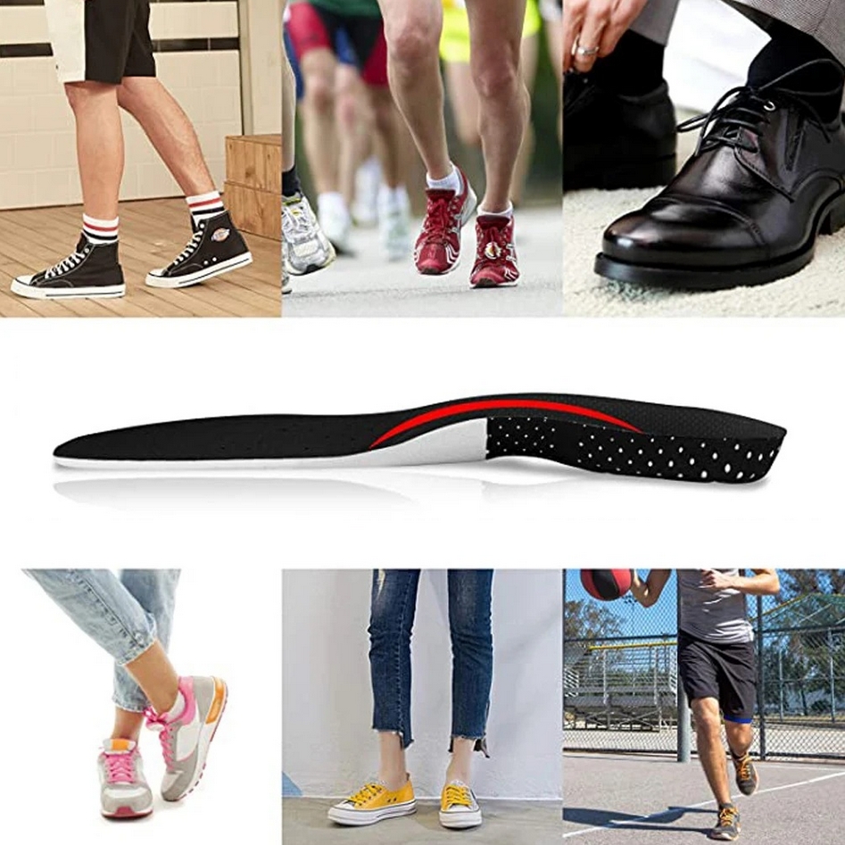 FLEXISTEP Wkładki do butów obuwia lekkie piankowe sportowe na ból pięt 1 para rozmiar 41-46 - obrazek 4