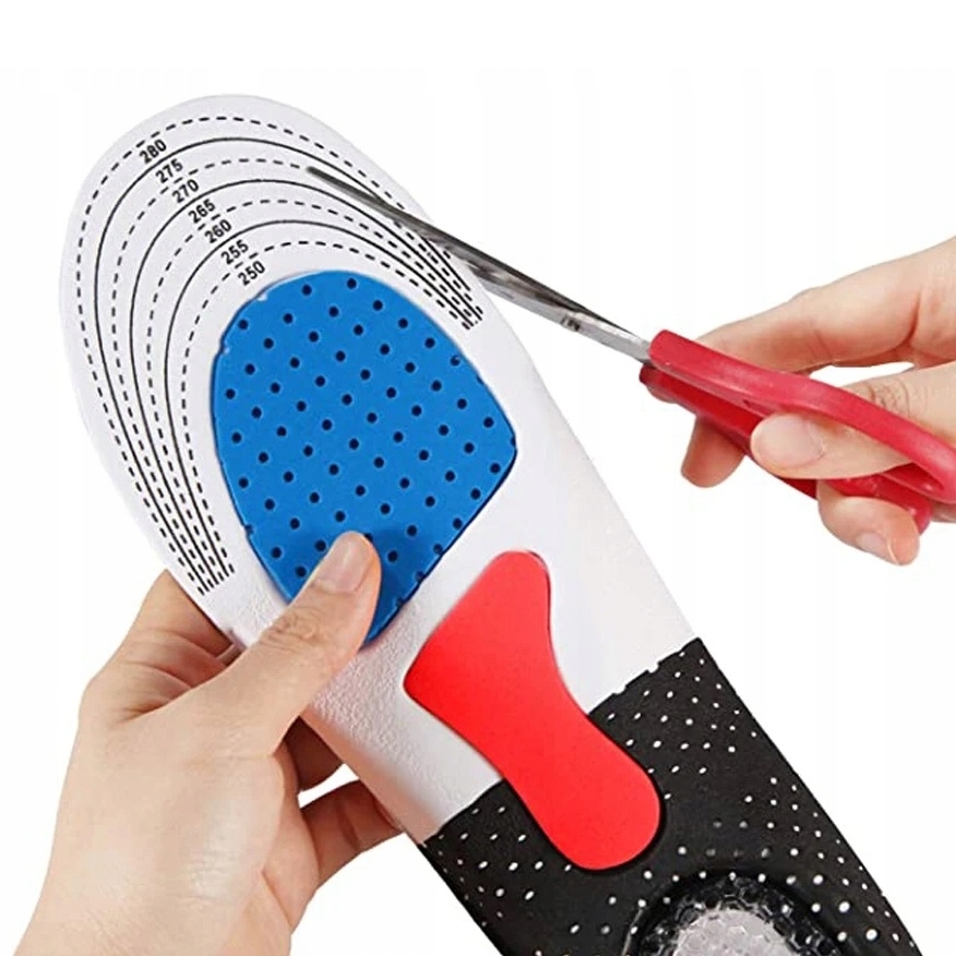 FLEXISTEP Wkładki do butów obuwia lekkie piankowe sportowe na ból pięt 1 para rozmiar 41-46 - obrazek 5