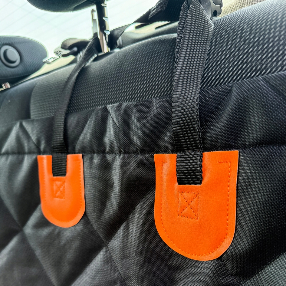 NUXIE® Transporter fotelik samochodowy dla psa kota zwierząt na siedzenie do auta pasy zestaw - obrazek 8