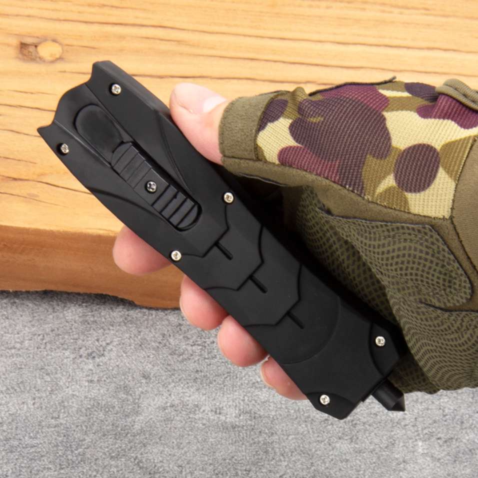 MOUNTAIN GHOST® Nóż automatyczny sprężynowy otf wysuwany od frontu chowane ostrze 24cm - obrazek 3