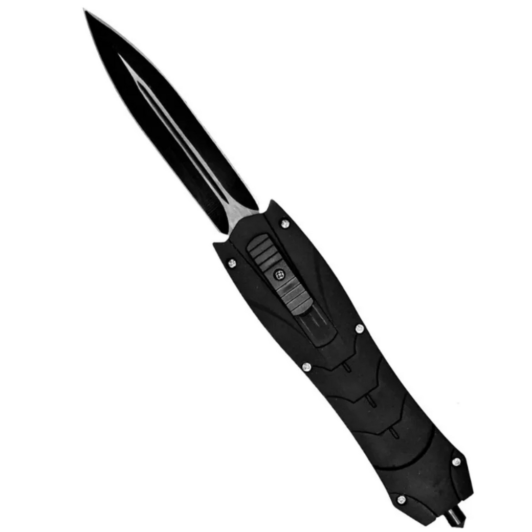 MOUNTAIN GHOST® Nóż automatyczny sprężynowy otf wysuwany od frontu chowane ostrze 24cm - obrazek 2