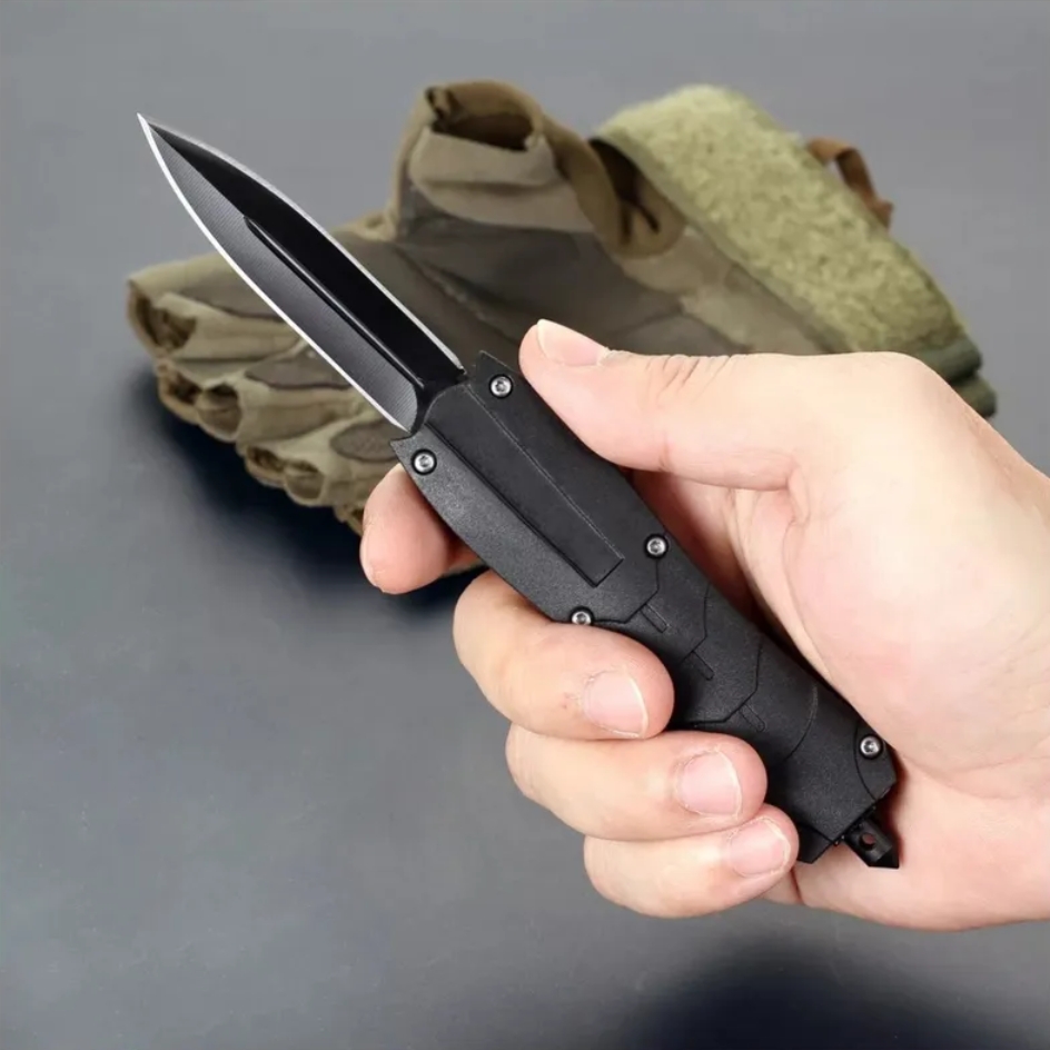 MOUNTAIN GHOST® Nóż automatyczny sprężynowy otf wysuwany od frontu chowane ostrze 24cm - obrazek 6