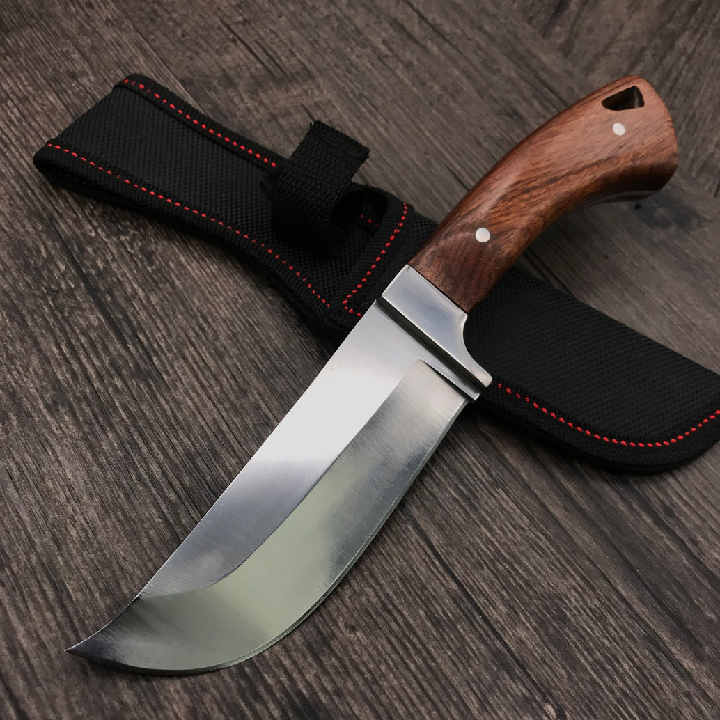 MOUNTAIN GHOST® Nóż myśliwski wojskowy turystyczny pokrowiec 24cm - obrazek 2