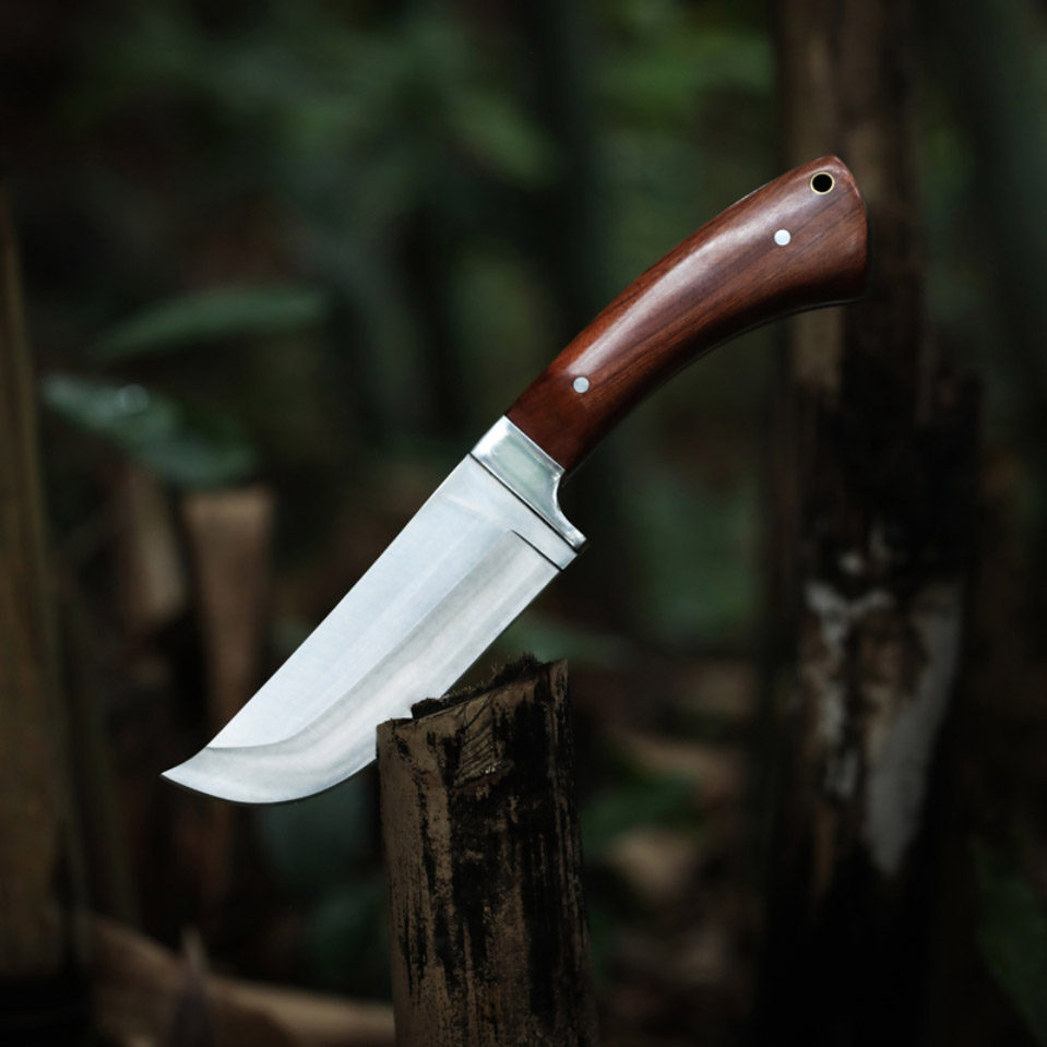 MOUNTAIN GHOST® Nóż myśliwski wojskowy turystyczny pokrowiec 24cm - obrazek 3