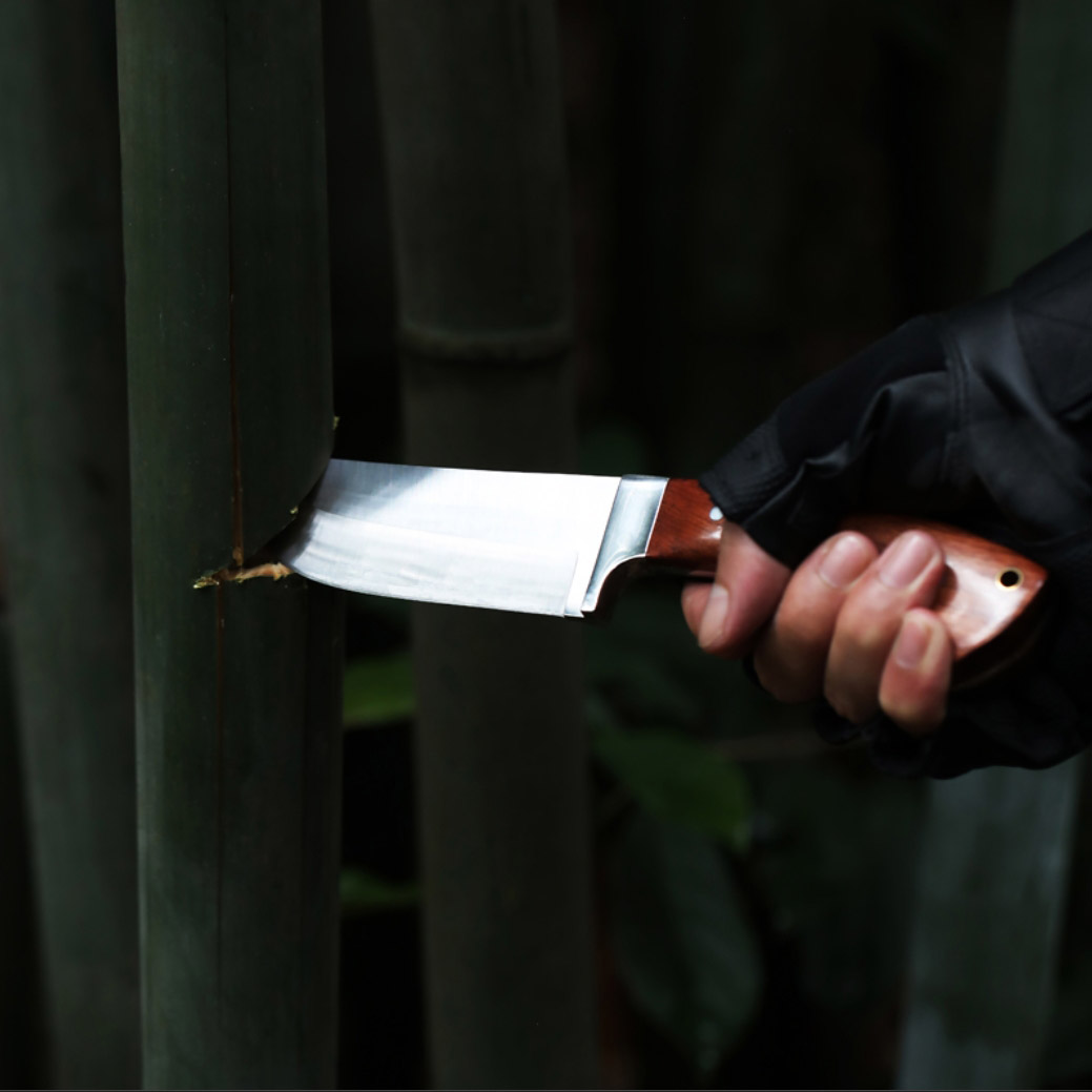 MOUNTAIN GHOST® Nóż myśliwski wojskowy turystyczny pokrowiec 24cm - obrazek 4