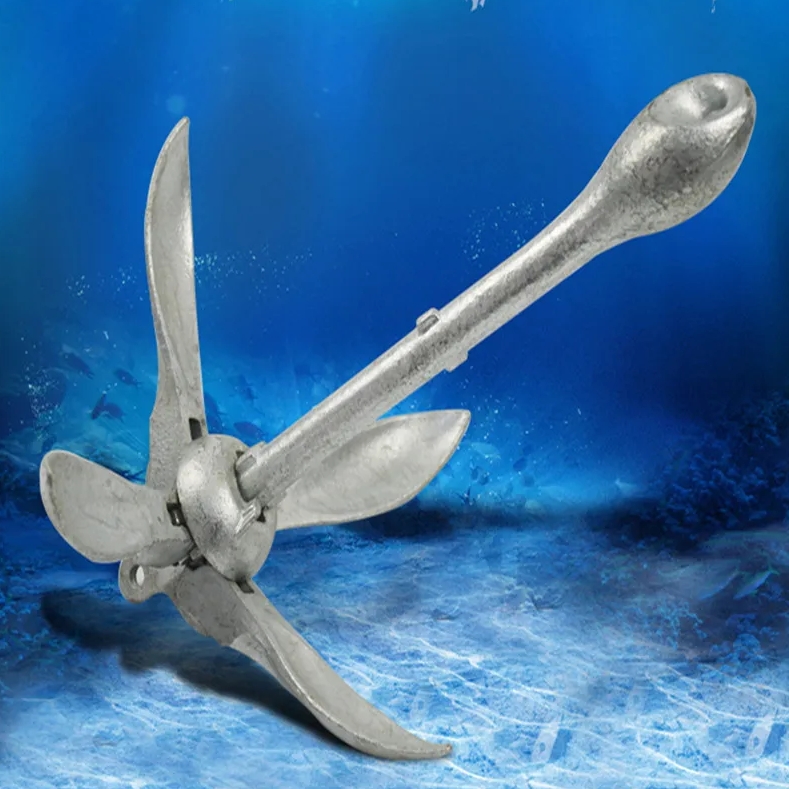 HÖGLER Kotwica składana ocynkowana do łodzi pontonu jachtu motorówki 1,5kg - obrazek 4