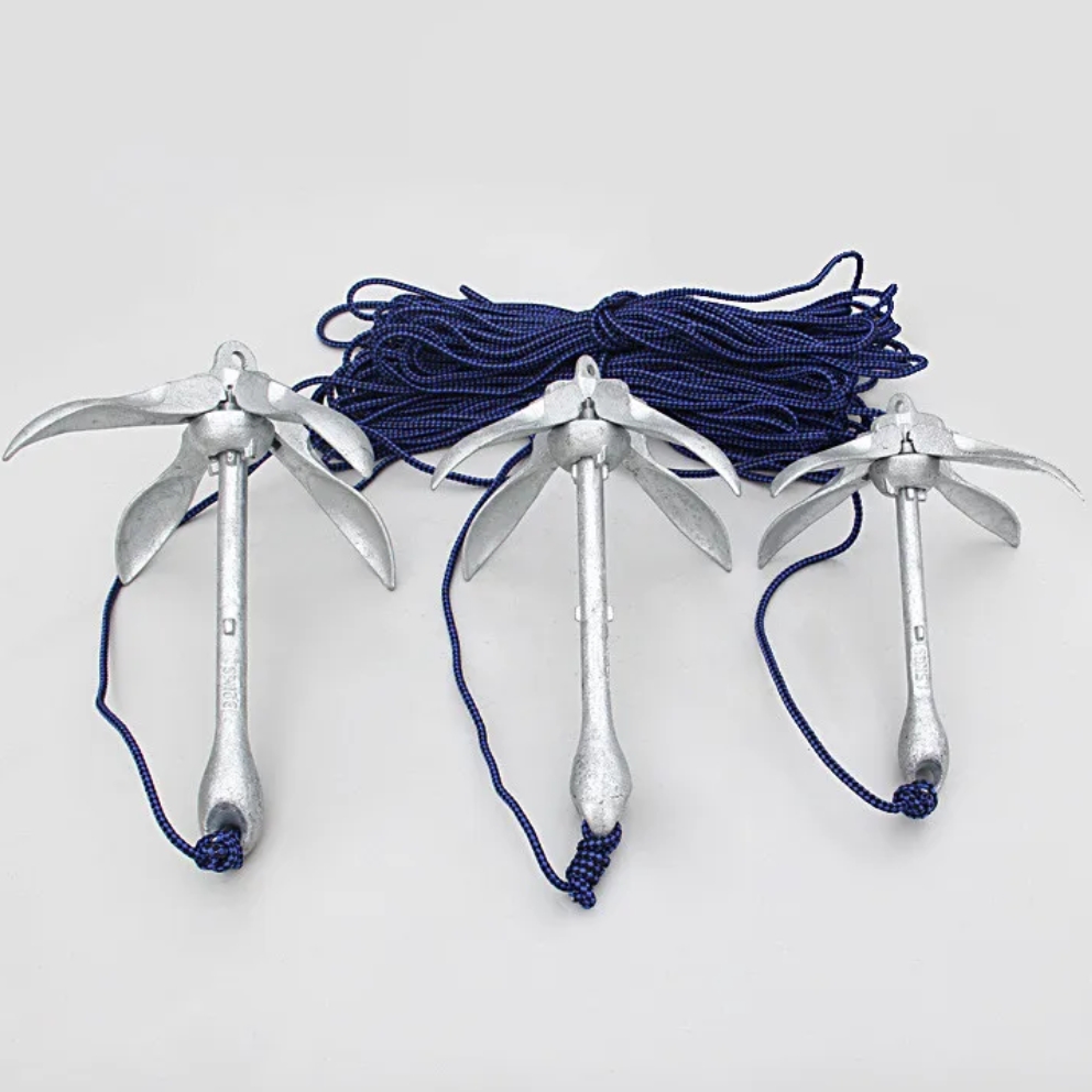 HÖGLER Kotwica składana ocynkowana do łodzi pontonu jachtu motorówki 1,5kg - obrazek 2