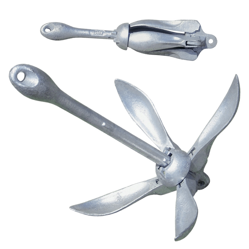 HÖGLER Kotwica składana ocynkowana do łodzi pontonu jachtu motorówki 1,5kg