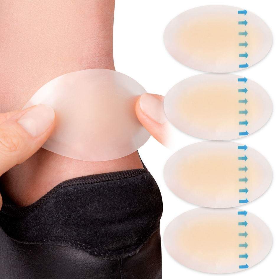 FLEXISTEP Plastry hydrokoloidowe ochronne do pięt szybkie gojenie odcisków pęcherzy 4 szt - obrazek 5