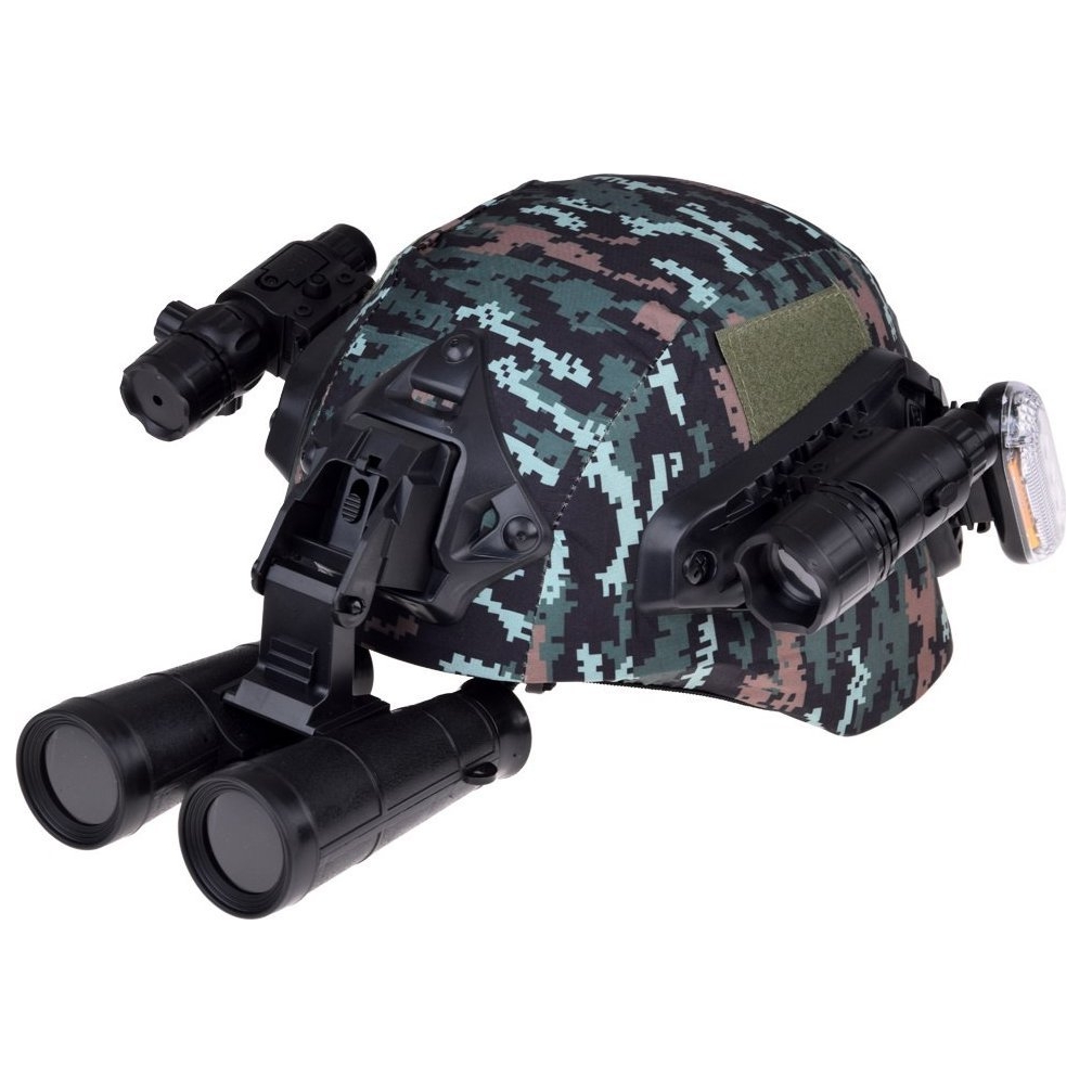 PLAYJOY Zestaw żołnierza dla dzieci kostium zabawkowy zabawka hełm lornetka akcesoria - obrazek 4