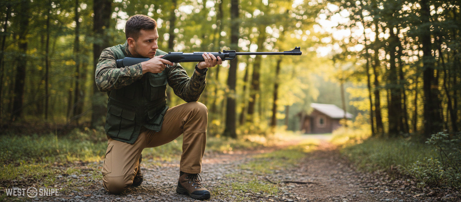 WESTSNIPE® Wiatrówka karabinek B2-4P kal. 4,5mm łamana ekp<17J - obrazek 7