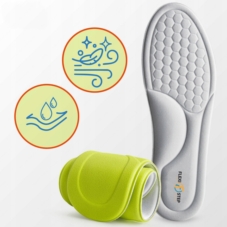 FLEXISTEP Wkładki do butów obuwia lekkie piankowe sportowe amortyzujące 1 para rozmiar 39-40 - obrazek 8