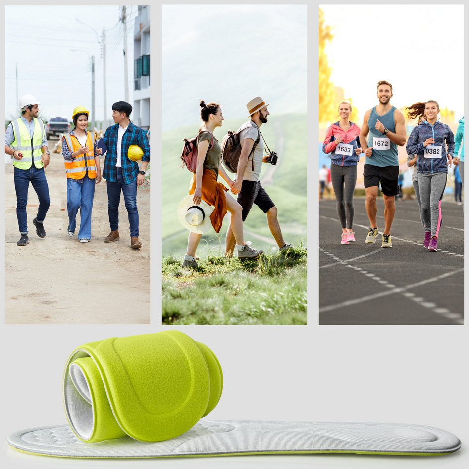 FLEXISTEP Wkładki do butów obuwia lekkie piankowe sportowe amortyzujące 1 para rozmiar 39-40 - obrazek 9