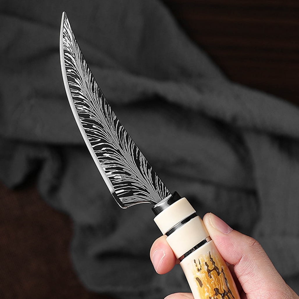MOUNTAIN GHOST® Nóż myśliwski wojskowy turystyczny pokrowiec 22cm - obrazek 3