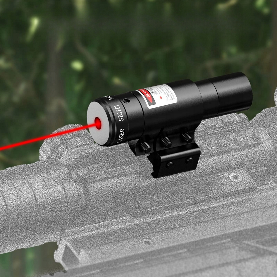 MOUNTAIN GHOST® Luneta celownicza 3-9x32 celownik kolimator red dot czerwony zielony laser laserowy 3w1 - obrazek 6