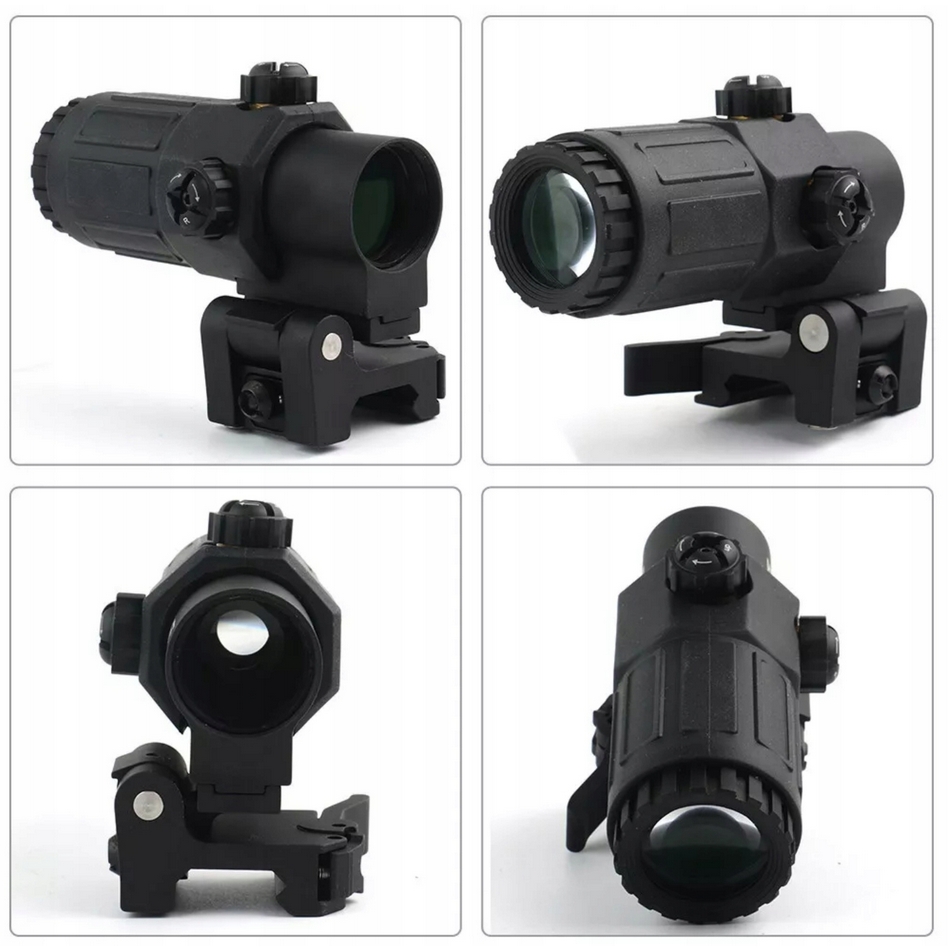 MOUNTAIN GHOST® Luneta celownicza 3x + celownik holograficzny red green dot zestaw optyczny celowniczy - obrazek 9