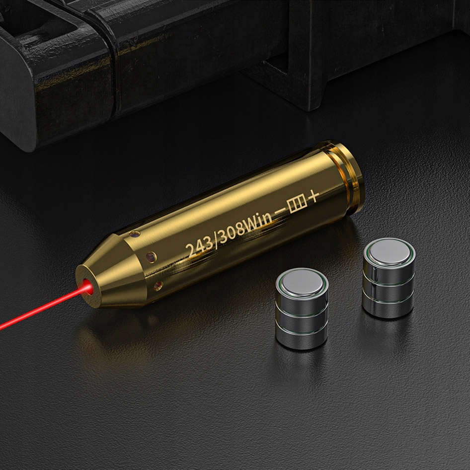 MOUNTAIN GHOST® Nabój laserowy do kalibracji lunety .308 .243 Win przystrzeliwania broni czerwony laser - obrazek 4