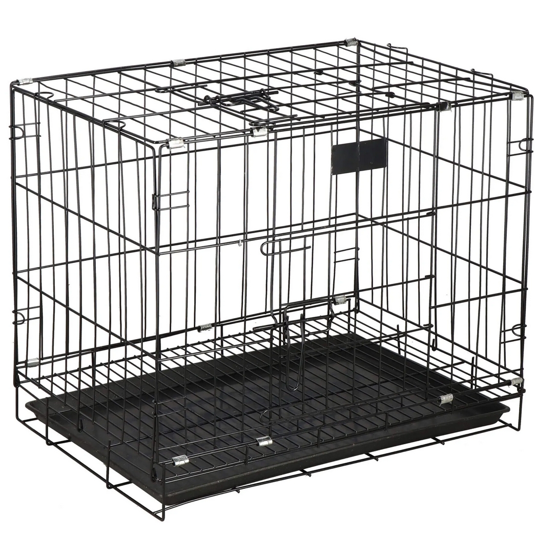 NUXIE® PREMIUM Klatka dla psa kota królika zwierząt kennelowa metalowa kojec transporter xl 83cm - obrazek 2